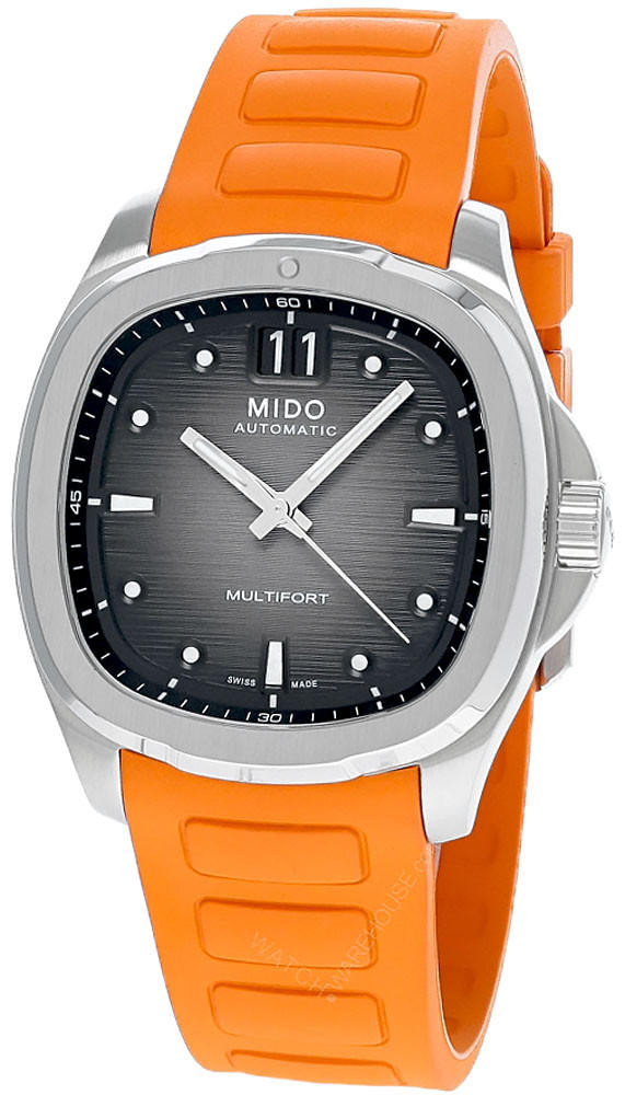 MIDO Multifort TV Big Date 40MM Orange Rubber Men’s Watch M049.526.17.081.00 / M0495261708100