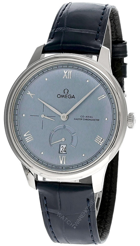 OMEGA De Ville Prestige 41MM Blue Leather Men’s Watch 434.13.41.21.03.001 / 43413412103001