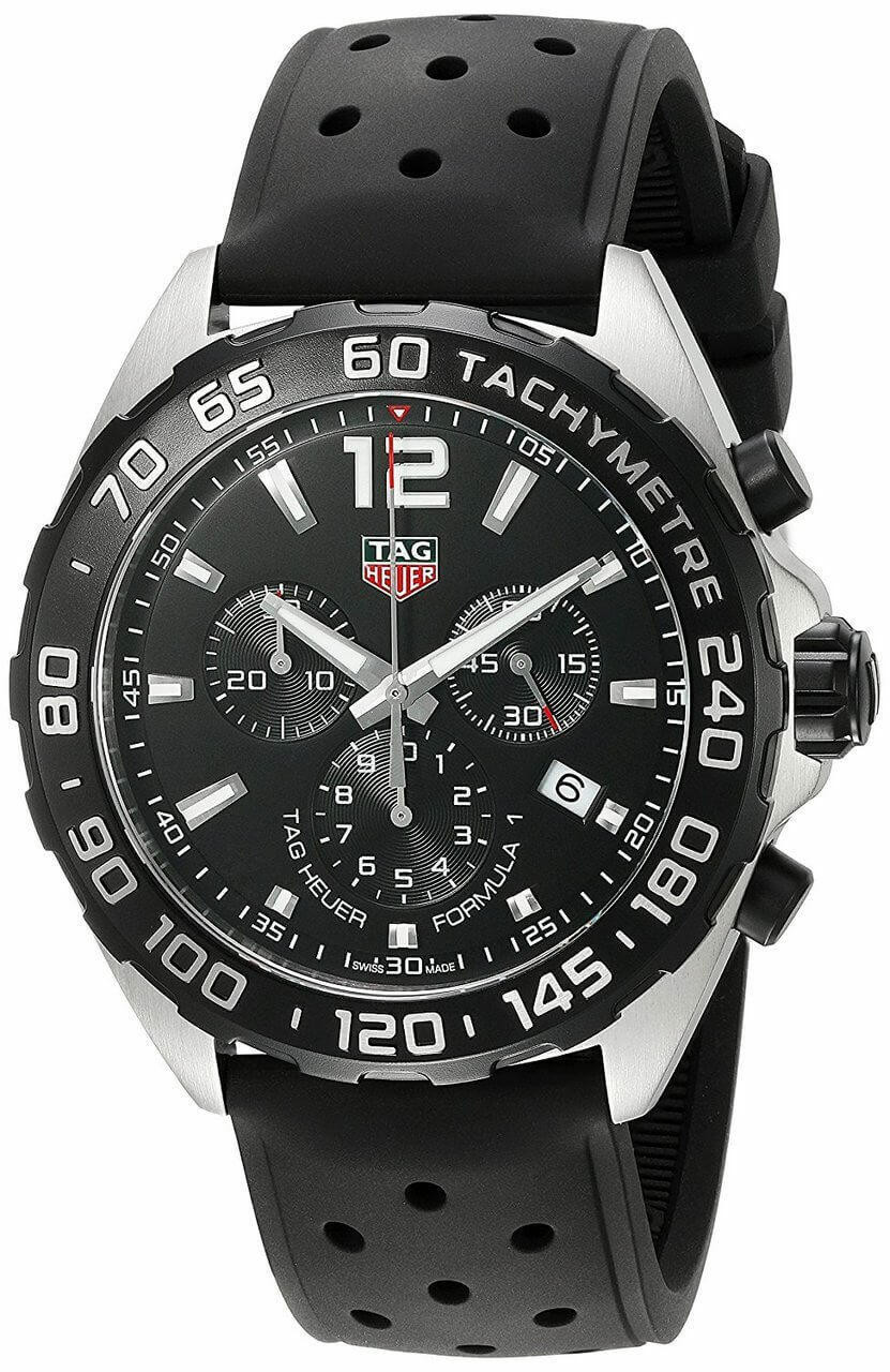 TAG HEUER Formula-1 Chronograph Rubber Men’s Watch CAZ1010.FT8024