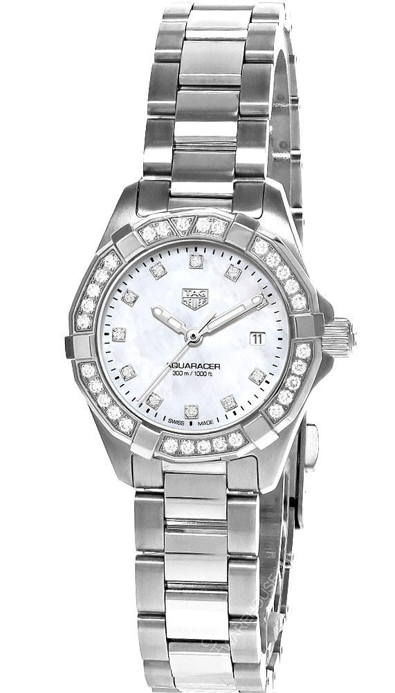 TAG HEUER Aquaracer 27MM SS Diamond Women’s Watch WBD1415.BA0741