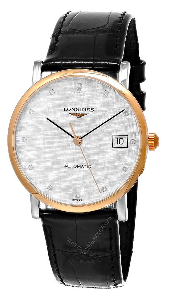 LONGINES Elegant Collection Automatic 18K RG 34.5MM Women’s Watch L4.809.5.77.0 / L48095770