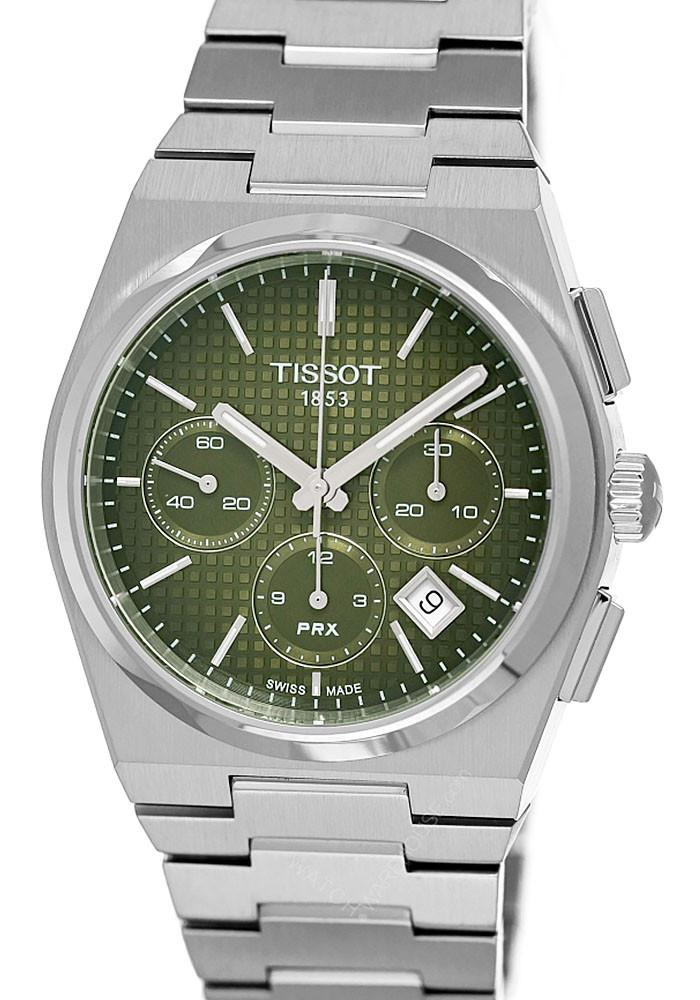 TISSOT T-Classic PRX Automatic Chronograph 42MM Men’s Watch T137.427.11.091.00 / T1374271109100