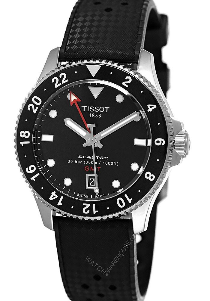 TISSOT Seastar 1000 Quartz GMT 40MM Men’s Watch T120.852.17.051.00 / T1208521705100