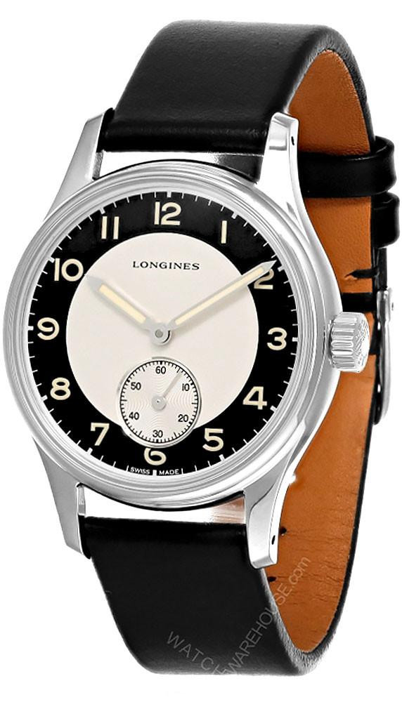 LONGINES Heritage Classic Automatic 38.5MM Tuxedo Men’s Watch L2.330.4.93.0 / L23304930