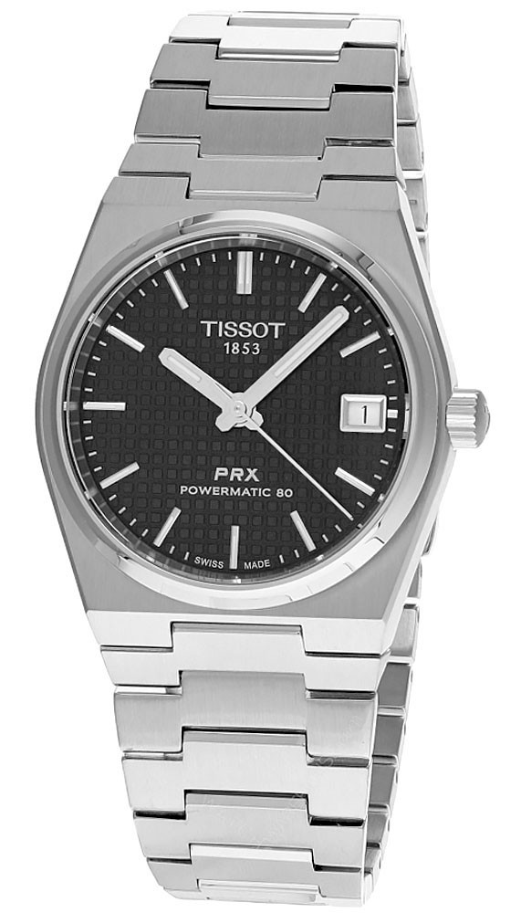 TISSOT PRX Powermatic 80 Stainless Steel 35MM Men’s Watch T1372071105100 / T137.207.11.051.00