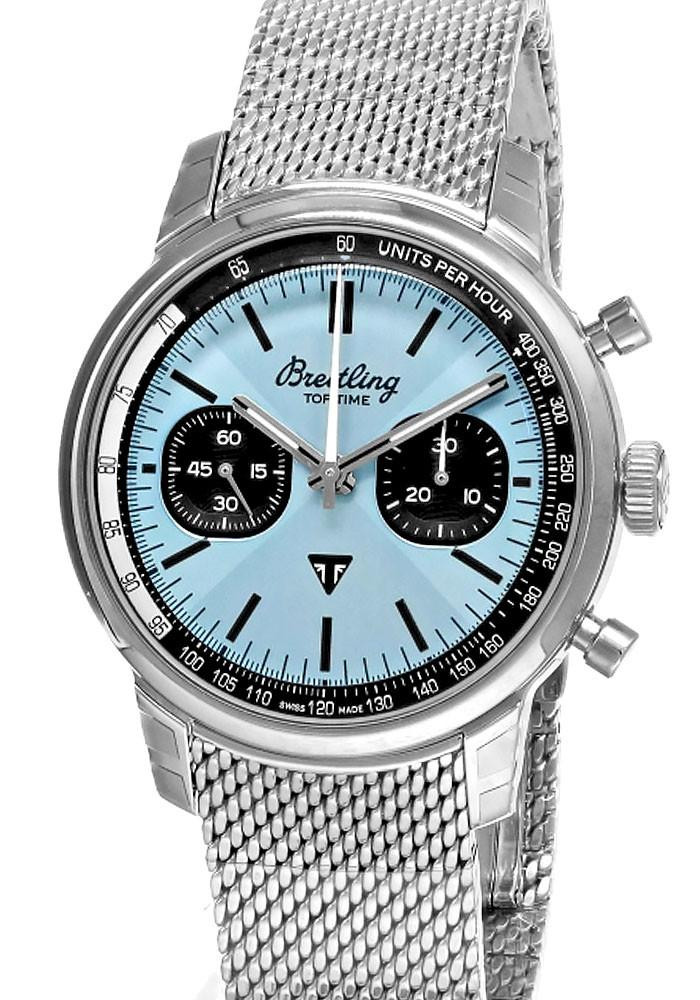 BREITLING Top Time B01 Triumph Automatic 41MM Blue Dial Men’s Watch AB01764A1C1A1