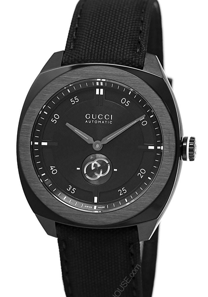 GUCCI Interlocking G Automatic Black PVD 41MM Men’s Watch YA142330