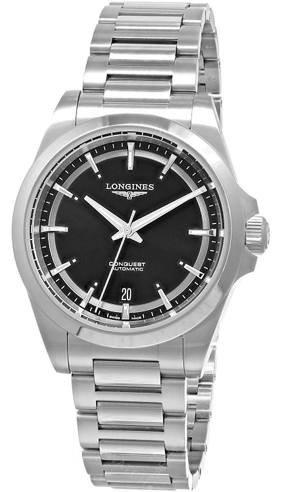 LONGINES Conquest Automatic SS 38MM Black Dial Men’s Watch L37204526 / L3.720.4.52.6