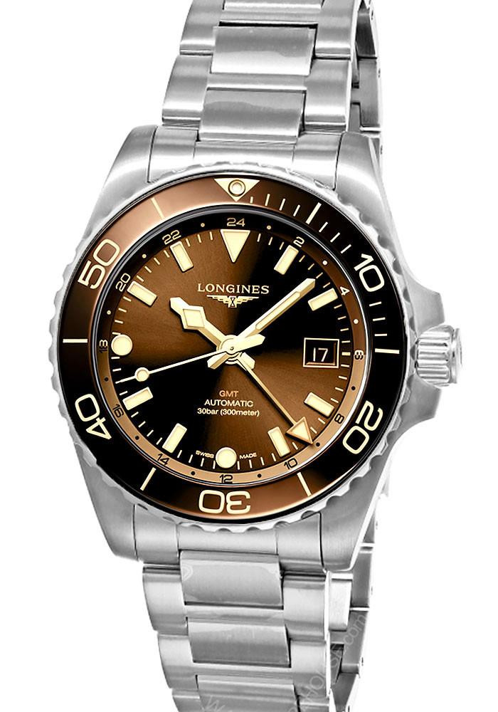 LONGINES HydroConquest GMT Automatic 41MM Brown Dial Men’s Watch L37904666 / L3.790.4.66.6