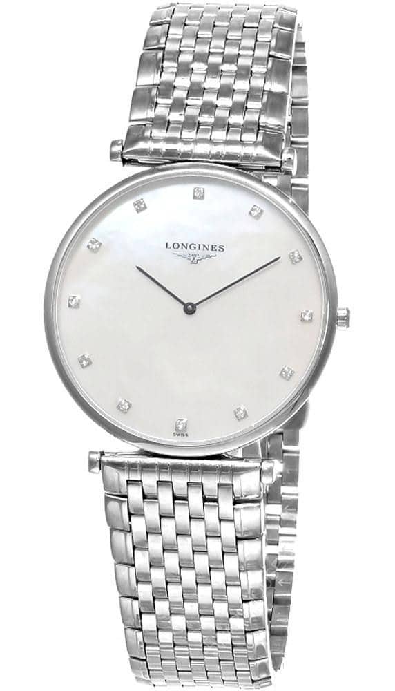 LONGINES La Grande Classique 12 Diamond 37MM MOP Dial Unisex Watch L4766487C / L47664876 / L4.766.4.87.6