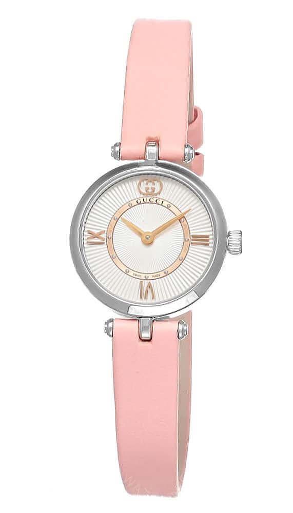 GUCCI Model 2000 Quartz 24MM Pink Leather Women’s Watch