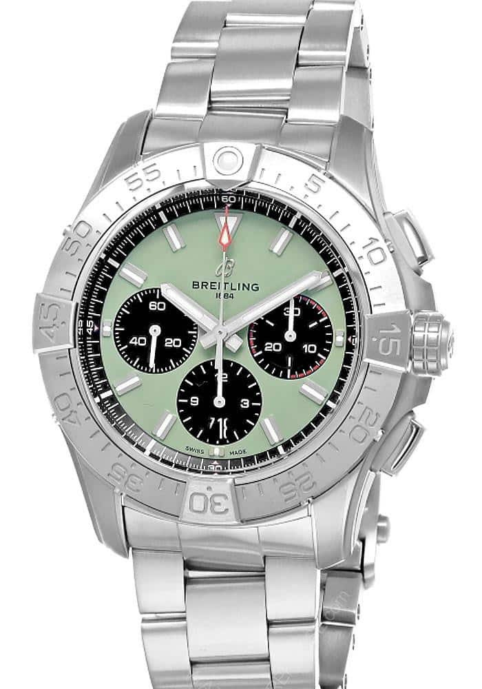 Avenger B01 Chronograph SS 44MM Green Dial Men’s Watch