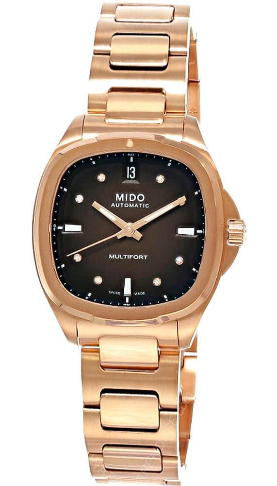 MIDO Multifort TV Automatic 35MM Rose Gold PVD Women’s Watch